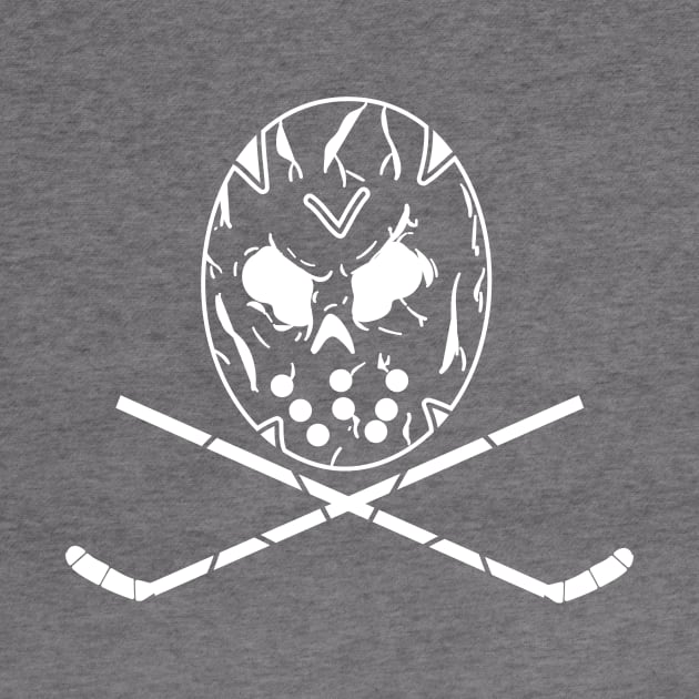 Hockey Skull and Crossbones by Sbrown1521